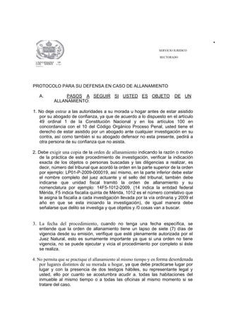 Me han denunciado por allanamiento ¿qué hago?